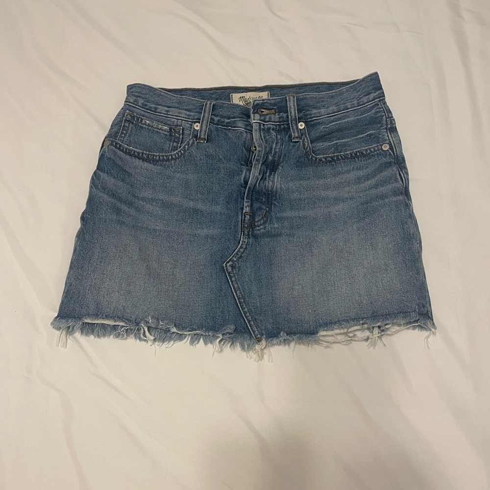 Denim skirt— MADEWELL